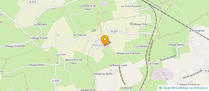 localisation de l'entreprise COMMUNE DE HOCQUIGNY  HOCQUIGNY