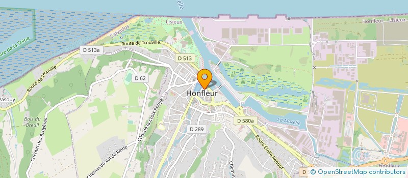 localisation de l'entreprise COMMUNE DE HONFLEUR à HONFLEUR