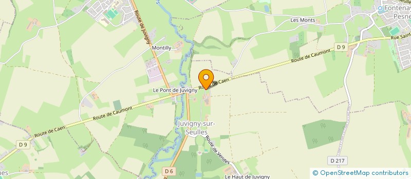 localisation de l'entreprise COMMUNE DE HOTTOT LES BAGUES  HOTTOT-LES-BAGUES