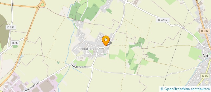 localisation de l'entreprise COMMUNE DE HOUCHIN  HOUCHIN
