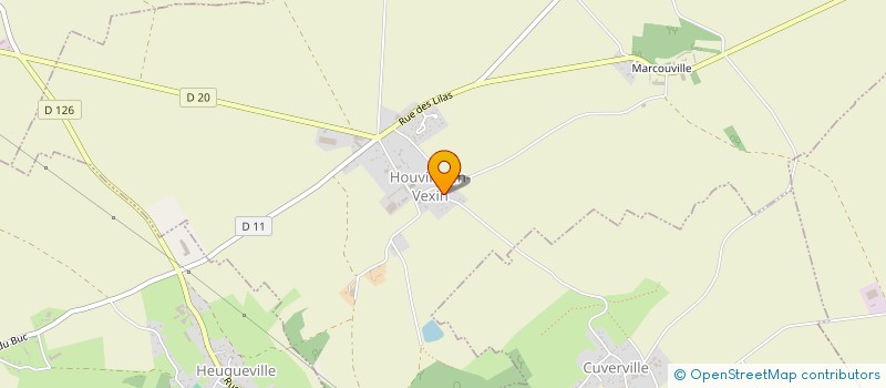 localisation de l'entreprise COMMUNE DE HOUVILLE EN VEXIN  HOUVILLE-EN-VEXIN