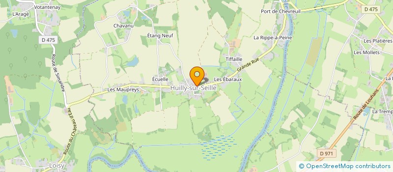 localisation de l'entreprise COMMUNE DE HUILLY  HUILLY-SUR-SEILLE