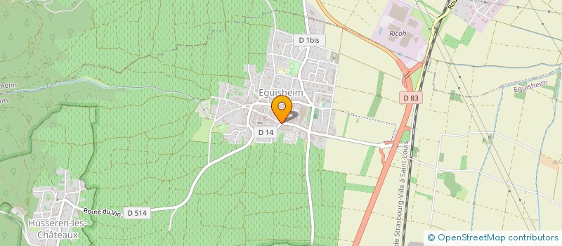 localisation de l'entreprise COMMUNE DE HUSSEREN-LES-CHATEAUX  HUSSEREN-LES-CHATEAUX