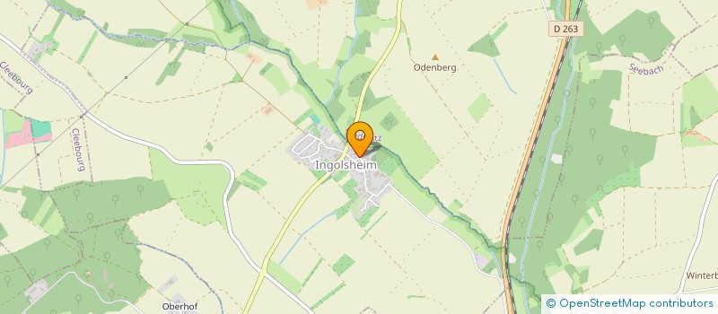 localisation de l'entreprise COMMUNE DE INGOLSHEIM  INGOLSHEIM