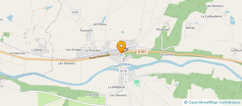 localisation de l'entreprise COMMUNE DE INGRANDES à INGRANDES