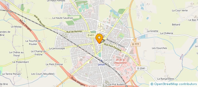 localisation de l'entreprise COMMUNE DE JANZE  JANZE