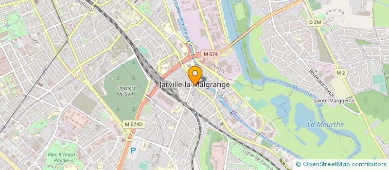 localisation de l'entreprise COMMUNE DE JARVILLE LA MALGRANGE  JARVILLE-LA-MALGRANGE