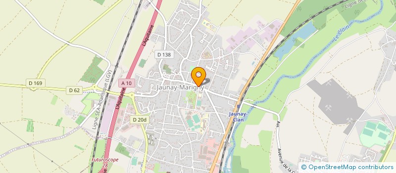 localisation de l'entreprise COMMUNE DE JAUNAY-MARIGNY  JAUNAY-MARIGNY