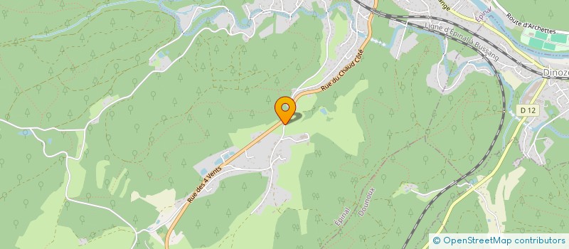 localisation de l'entreprise COMMUNE DE JEUXEY  JEUXEY