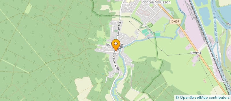 localisation de l'entreprise COMMUNE DE JEZAINVILLE  JEZAINVILLE