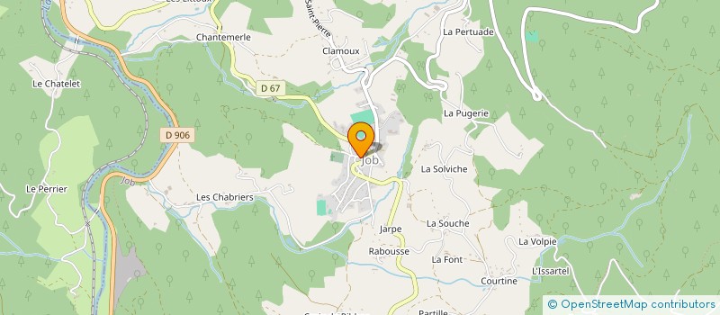 localisation de l'entreprise COMMUNE DE JOB  JOB