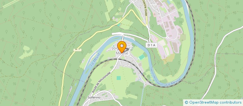 localisation de l'entreprise COMMUNE DE JOIGNY SUR MEUSE  JOIGNY-SUR-MEUSE