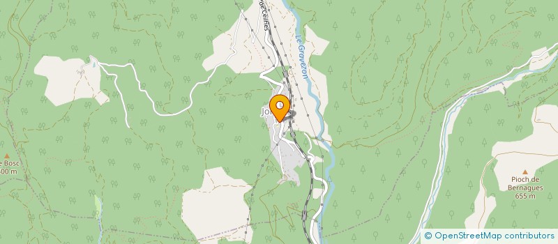 localisation de l'entreprise COMMUNE DE JONCELS  JONCELS