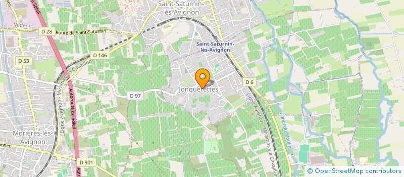 localisation de l'entreprise COMMUNE DE JONQUERETTES  JONQUERETTES