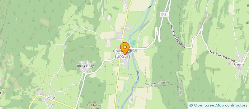 localisation de l'entreprise COMMUNE DE JOURNANS  JOURNANS