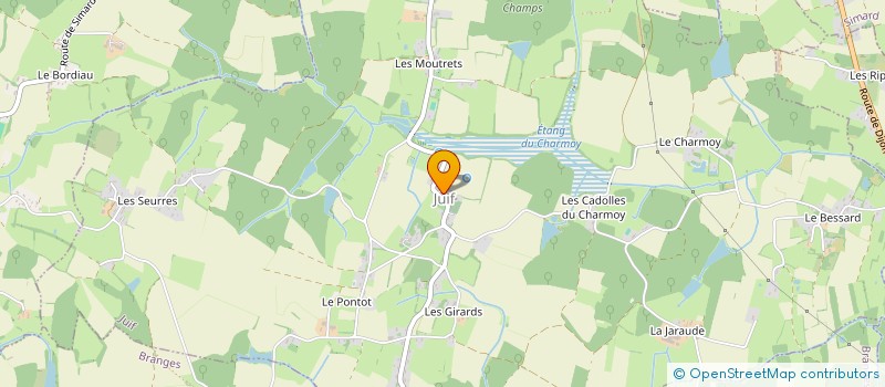 localisation de l'entreprise COMMUNE DE JUIF  JUIF