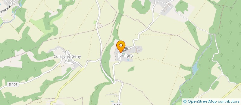 localisation de l'entreprise COMMUNE DE JUMIGNY  JUMIGNY