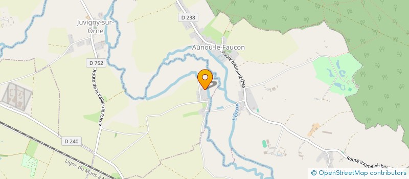localisation de l'entreprise COMMUNE DE JUVIGNY SUR ORNE à JUVIGNY-SUR-ORNE