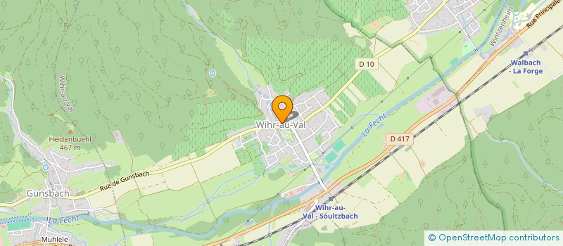 localisation de l'entreprise COMMUNE DE KATZENTHAL  KATZENTHAL