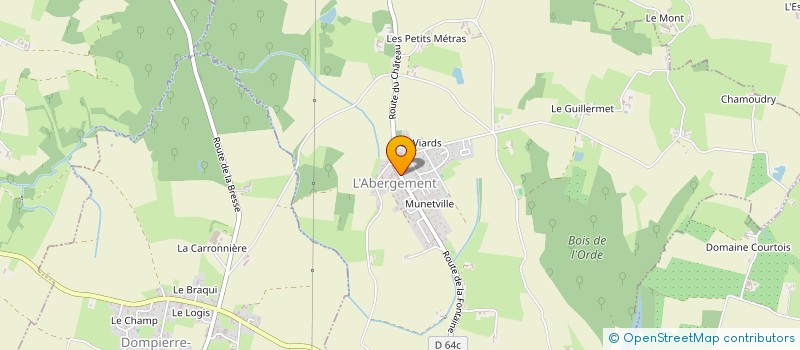 localisation de l'entreprise COMMUNE DE L ABERGEMENT-CLEMENCIAT  L'ABERGEMENT-CLEMENCIAT