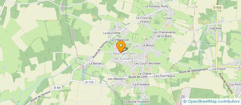 localisation de l'entreprise COMMUNE DE L'ABERGEMENT DE CUISERY à L'ABERGEMENT-DE-CUISERY