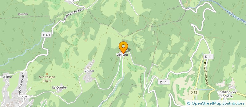 localisation de l'entreprise COMMUNE DE L ABERGEMENT DE VAREY  L'ABERGEMENT-DE-VAREY