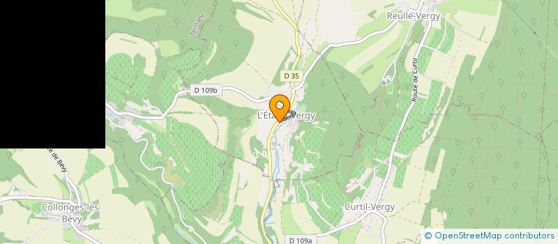 localisation de l'entreprise COMMUNE DE L ETANG VERGY à L'ETANG-VERGY