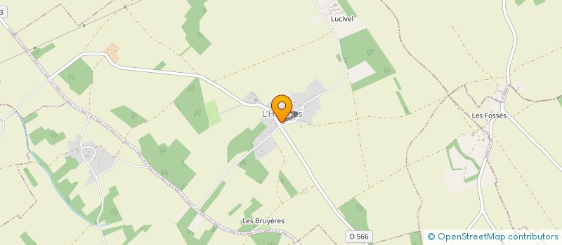 localisation de l'entreprise COMMUNE DE L'HOSMES  L'HOSMES