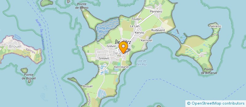 localisation de l'entreprise COMMUNE DE L'ILE D'ARZ  ILE-D ARZ