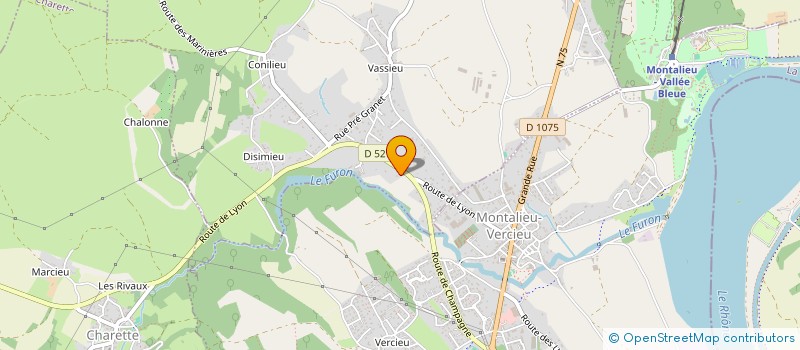 localisation de l'entreprise COMMUNE DE LA BALME LES GROTTES  LA BALME-LES-GROTTES