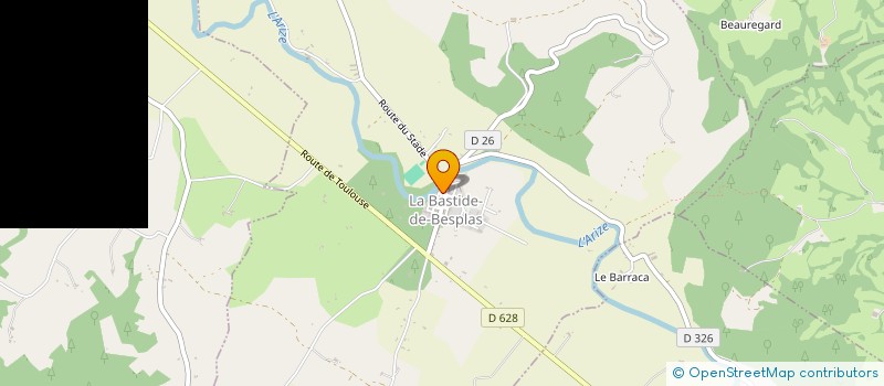 localisation de l'entreprise COMMUNE DE LA BASTIDE DE BESPLAS à LA BASTIDE-DE-BESPLAS