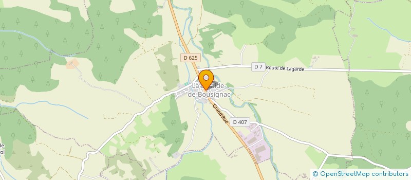 localisation de l'entreprise COMMUNE DE LA BASTIDE DE BOUSIGNAC à LA BASTIDE-DE-BOUSIGNAC