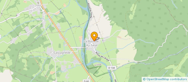 localisation de l'entreprise COMMUNE DE LA BASTIDE DU SALAT à LA BASTIDE-DU-SALAT