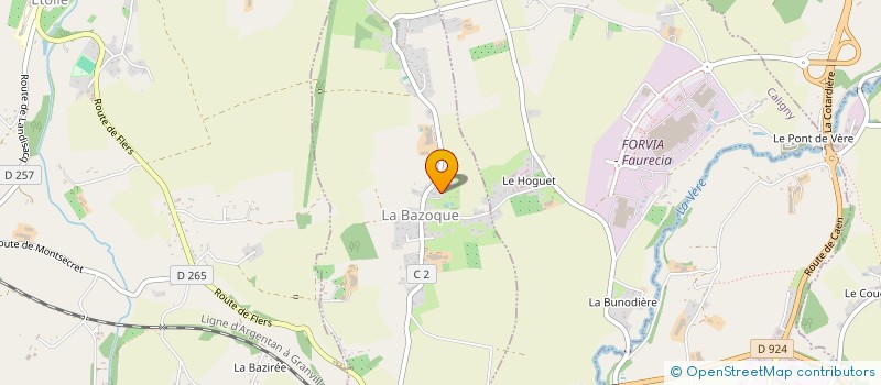 localisation de l'entreprise COMMUNE DE LA BAZOQUE à LA BAZOQUE