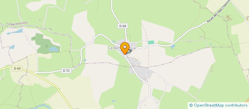 localisation de l'entreprise COMMUNE DE LA BERTHENOUX à LA BERTHENOUX