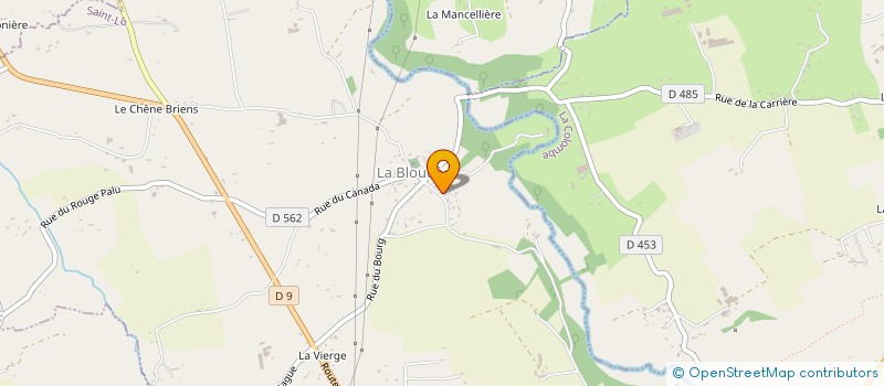 localisation de l'entreprise COMMUNE DE LA BLOUTIERE  LA BLOUTIERE