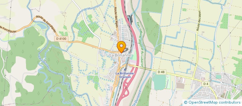 localisation de l'entreprise COMMUNE DE LA BRILLANNE  LA BRILLANNE