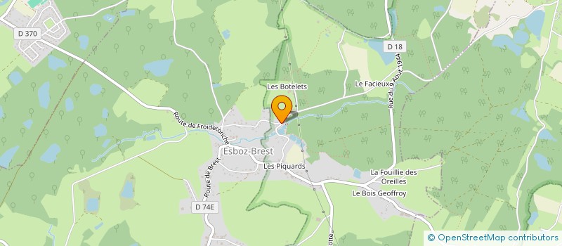 localisation de l'entreprise COMMUNE DE LA BRUYERE  LA BRUYERE