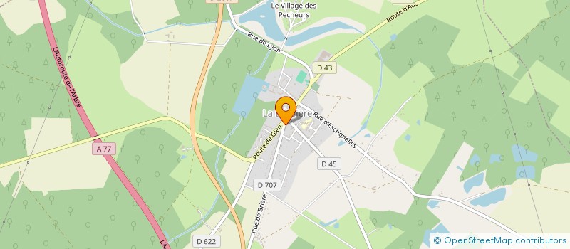 localisation de l'entreprise COMMUNE DE LA BUSSIERE à LA BUSSIERE