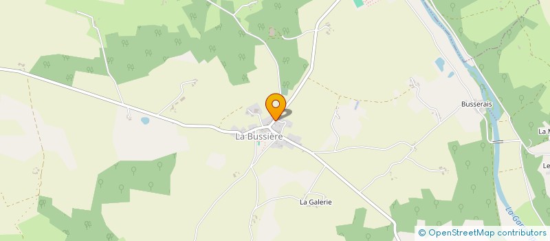 localisation de l'entreprise COMMUNE DE LA BUSSIERE  LA BUSSIERE