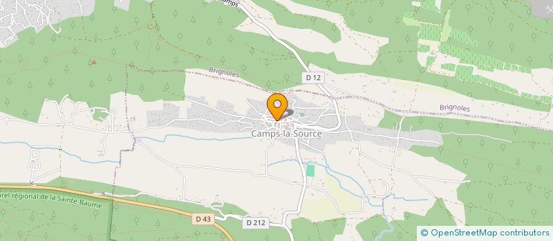 localisation de l'entreprise COMMUNE DE LA CELLE  LA CELLE