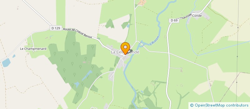 localisation de l'entreprise COMMUNE DE LA CELLE CONDE  LA CELLE-CONDE