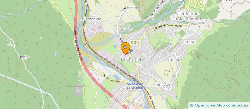 localisation de l'entreprise COMMUNE DE LA CHAMBRE  LA CHAMBRE