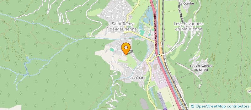 localisation de l'entreprise COMMUNE DE LA CHAPELLE  LA CHAPELLE