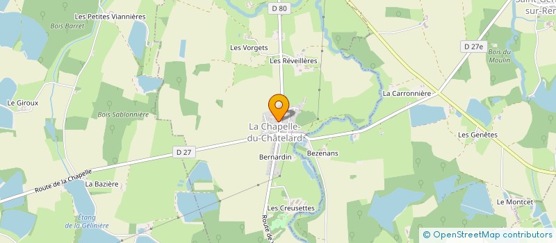 localisation de l'entreprise COMMUNE DE LA CHAPELLE-DU-CHATELARD  LA CHAPELLE-DU-CHATELARD