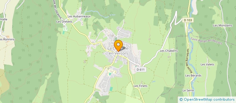 localisation de l'entreprise COMMUNE DE LA CHAPELLE-EN-VERCORS à LA CHAPELLE-EN-VERCORS