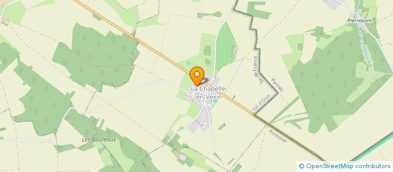localisation de l'entreprise COMMUNE DE LA CHAPELLE EN VEXIN  LA CHAPELLE-EN-VEXIN