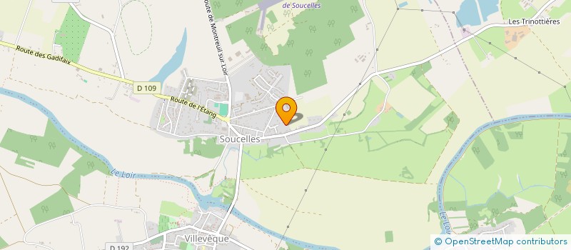 localisation de l'entreprise COMMUNE DE LA CHAPELLE-SAINT-LAUD  LA CHAPELLE-SAINT-LAUD