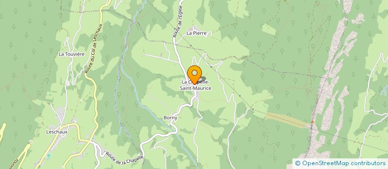 localisation de l'entreprise COMMUNE DE LA CHAPELLE SAINT MAURICE  LA CHAPELLE-SAINT-MAURICE