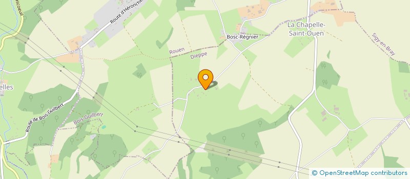 localisation de l'entreprise COMMUNE DE LA CHAPELLE SAINT OUEN  LA CHAPELLE SAINT OUEN